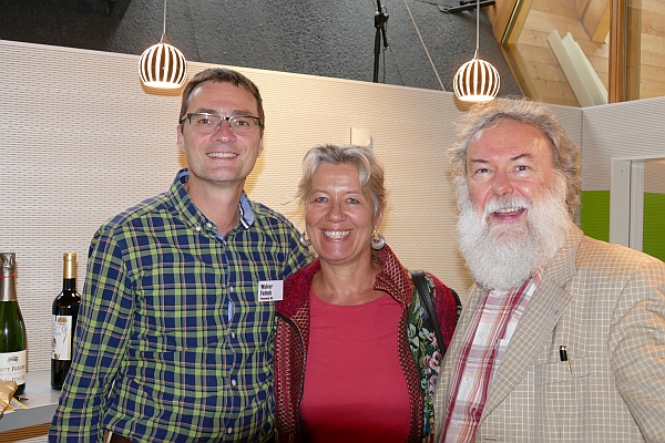 Walter Fölmli mit Silvia Käslin und Wolfgang Sieber